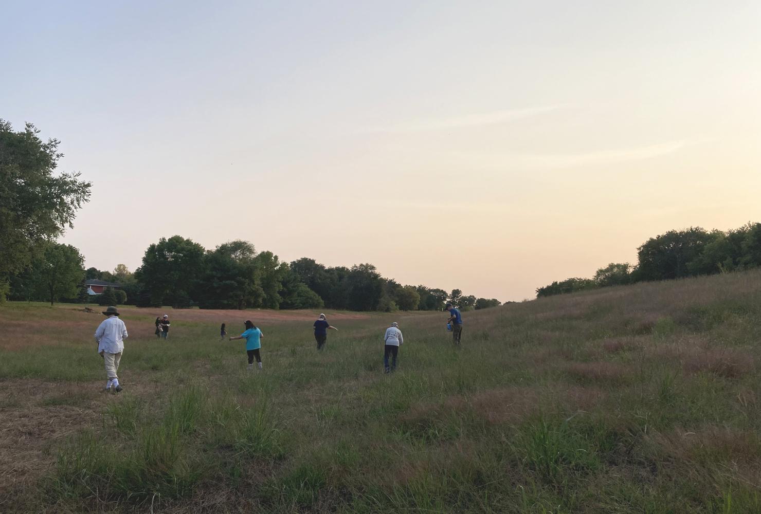 Volunteers enhance habitat at Vermillion River Linear Park.