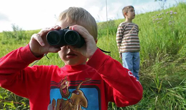 Visitors explore Savage Fen Scientific and Natural Area.