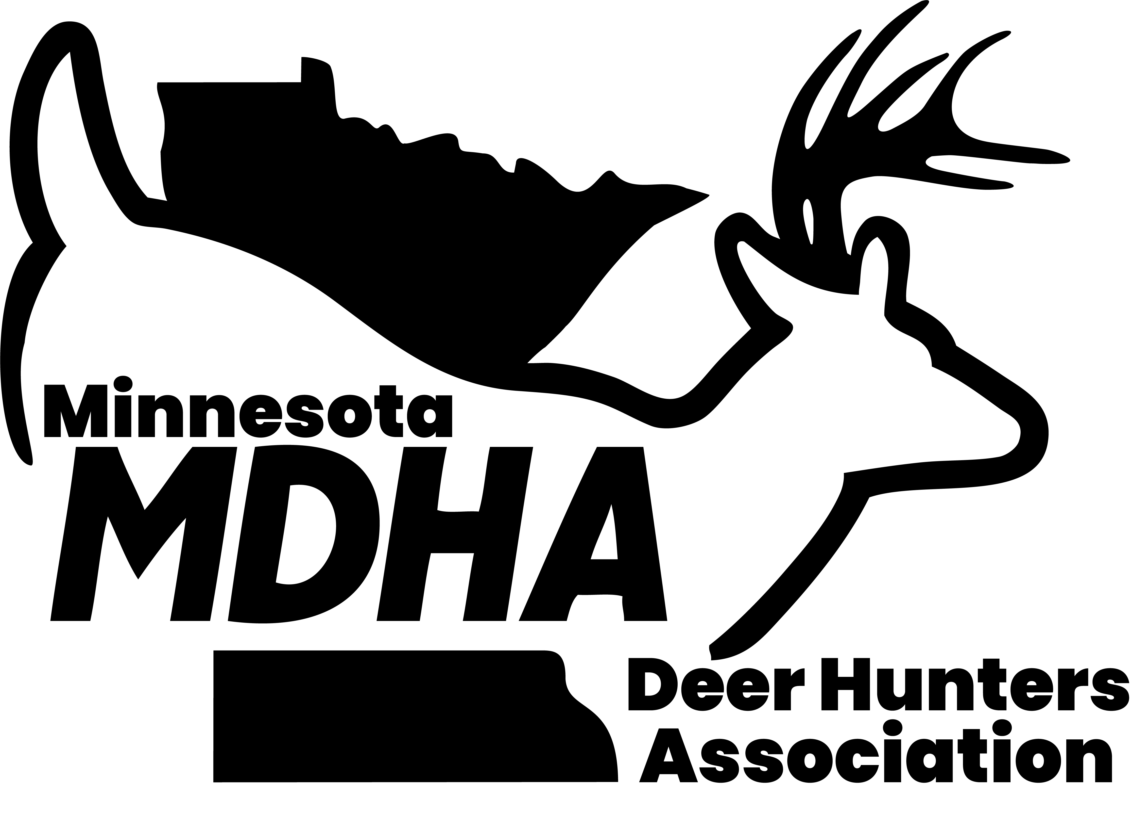 Minnesota Deer Hunters Association Logo.