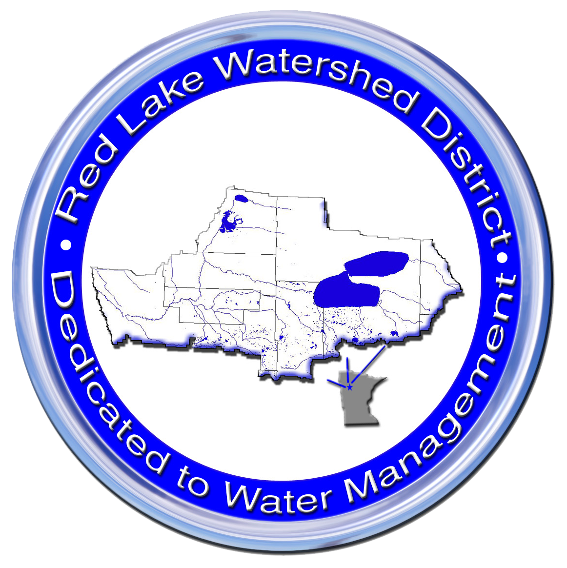 Red Lake Watershed District Logo.