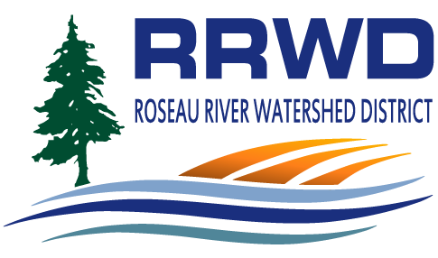 Roseau River Watershed District logo.