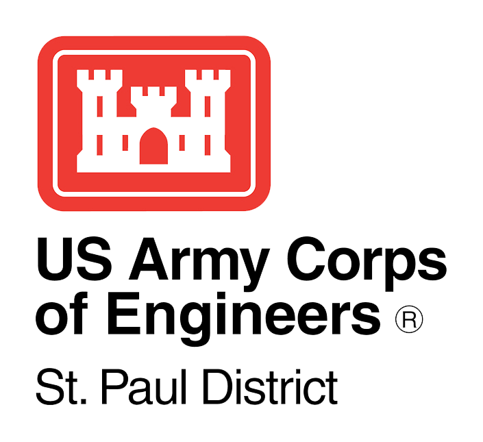 United States Army Corps of Engineers St. Paul District logo.